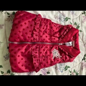 Girls Pink Puffy Vest